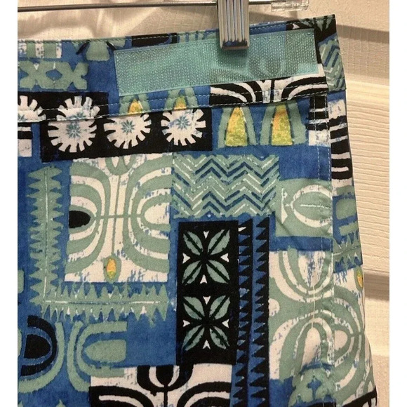 RipSkirt‎ Hawaii Womens Hook Loop Mid Rise Tahitian Tapa Beach Tropical Medium - Picture 8 of 10